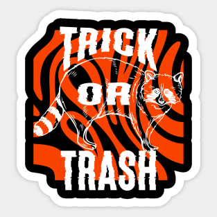 Trick or Trash Sticker